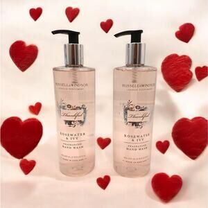 2 SET Russell & Windsor‎ London Hand Wash 16.9 fl oz. Fragrance Rosewater & Ivy